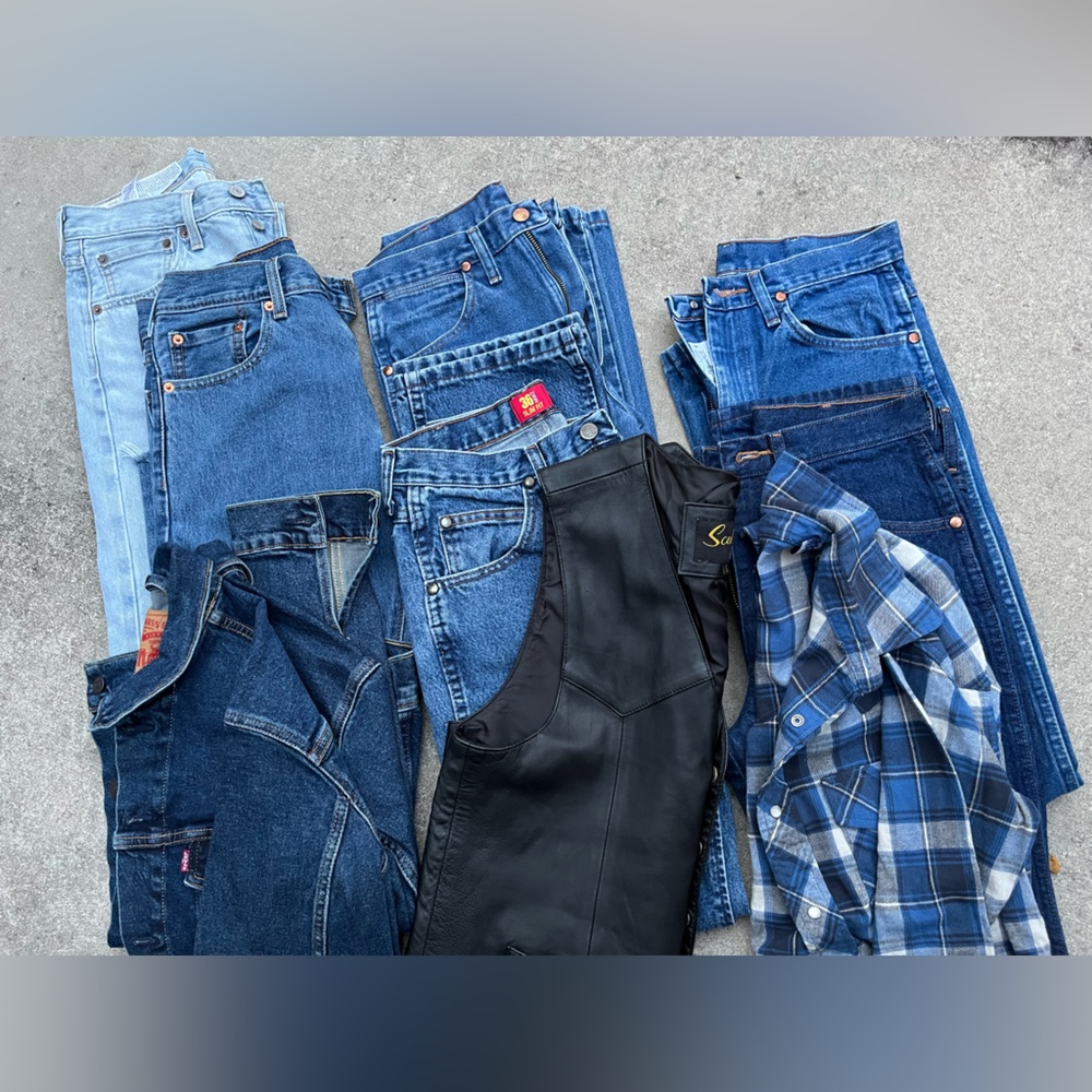Men’s LEVI’S/WRANGLER/SCULLY BUNDLE